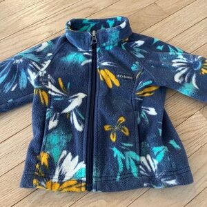 Columbia Kid/ toddler Floral Fleece Jacket